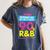 Introvert But Willing To Discuss 90s R&B 1990s Kid Women's Comfort Colors T-Shirt Moss