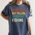 Introverted But Willing To Discuss Fishing Hobby Women's Comfort Colors T-Shirt Moss Introverted But Willing To Discuss Fishing Hobby Women's Comfort Colors T-Shirt Moss