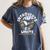 Introverts Unite Separately Own Homes Emblem Women's Comfort Colors T-Shirt Moss