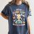 It's a Good Day To Read a Book Cute Giraffe Women's Comfort Colors T-Shirt Moss