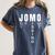 JOMO Joy Of Missing Out Sarcastic Introvert Women's Comfort Colors T-Shirt Moss