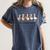 Just a Bookish Goose Cute Reading Geese For Book Fanatics Women's Comfort Colors T-Shirt Moss