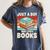 Just A Boy Who Loves Books Reading Bookworm Boys Kids Women's Comfort Colors T-Shirt Moss