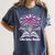 Just a Girl Who Loves Books Reading Book Butterfly Bookworm Women's Comfort Colors T-Shirt Moss
