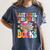 Just A Girl Who Loves Books Reading Cute Bookworm Girls Kids Women's Comfort Colors T-Shirt Moss