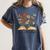 Just One More Chapter Open Book Flowers Women's Comfort Colors T-Shirt Moss
