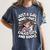 Kawaii Cat And Books Just A Girl Who Loves Both Women's Comfort Colors T-Shirt Moss