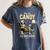 Keep The Candy I'Ll Take Books Halloween Women's Comfort Colors T-Shirt Moss