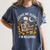 Leave Me Alone Skeleton Reading Book Floral Moon Librarian Women's Comfort Colors T-Shirt Moss