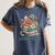Leer ES Poder Cute Floral Spanish Teacher Book Reading Women's Comfort Colors T-Shirt Moss