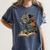 Leopard Book Flower Women's Comfort Colors T-Shirt Moss