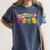 Librarian Let's All Go To The Library Cute Groovy Book Lover Women's Comfort Colors T-Shirt Moss