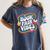 Library Book Fair Vibe Groovy Retro School Reading Nostalgic Women's Comfort Colors T-Shirt Moss