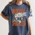 Library Halloween Book Lover Ghost With Books Women's Comfort Colors T-Shirt Moss