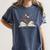 Life Chapter Forty 1986 Floral Book 40th Birthday Women's Comfort Colors T-Shirt Moss