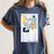 Little Miss Muffet Reading a Picture Book Women's Comfort Colors T-Shirt Moss