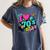I Love The 70s Retro Cassette Roller Vinyl Disco Nostalgia Women's Comfort Colors T-Shirt Moss