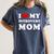 I Love My Introvert Mom I Heart My Introvert Mom Women's Comfort Colors T-Shirt Moss