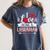 I Love Being A Librarian Library Book Valentine's Day Women's Comfort Colors T-Shirt Moss