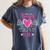 Memory Of My Dad I Was Her Angel Now She Is Mine Heaven Women's Comfort Colors T-Shirt Moss