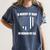 In Memory Of Many Honor Of All Blue Line American Flag Hear Women's Comfort Colors T-Shirt Moss In Memory Of Many Honor Of All Blue Line American Flag Hear Women's Comfort Colors T-Shirt Moss