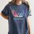 In Memory Of Mom Dad In Heaven Guardian Angel Wings Memorial Women's Comfort Colors T-Shirt Moss