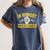 In Memory Of When I Cared Sarcastic Don't Care Finger Women's Comfort Colors T-Shirt Moss