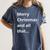 Merry Christmas Sarcastic Phrase For Introvert People Women's Comfort Colors T-Shirt Moss Merry Christmas Sarcastic Phrase For Introvert People Women's Comfort Colors T-Shirt Moss