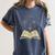 Mystic Astral Lunar Celestial Witch Spell Book Women's Comfort Colors T-Shirt Moss