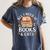 All I Need Is Books And Cats Reading Women's Comfort Colors T-Shirt Moss All I Need Is Books And Cats Reading Women's Comfort Colors T-Shirt Moss
