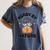 Nerdy By Nature Chibi Cute Book Lover Women's Comfort Colors T-Shirt Moss