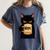 Nope Coffee Cat – Introvert Humor Monday Kitty Women's Comfort Colors T-Shirt Moss