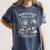 North Pole Book Club Christmas Elf Bookish Retro Graphic Women's Comfort Colors T-Shirt Moss