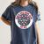North Pole Book Club Shirt Candy Cane Christmas Women's Comfort Colors T-Shirt Moss