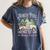 North Pole Tree Farm Merry Christmas Holiday Scene Nostalgia Women's Comfort Colors T-Shirt Moss North Pole Tree Farm Merry Christmas Holiday Scene Nostalgia Women's Comfort Colors T-Shirt Moss
