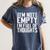 Im Not Empty Im Full Of Thoughts Introvert Women's Comfort Colors T-Shirt Moss