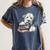 Old English Sheepdog Books Reading Dog Breed Graphic Women's Comfort Colors T-Shirt Moss