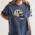 Otter Cute Read Reading Book Librarian Across America Kids Women's Comfort Colors T-Shirt Moss