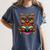 Owl With Glasses And Book Reading Women's Comfort Colors T-Shirt Moss