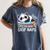 Panda Napping On Books Life’s Too Short To Skip Naps Women's Comfort Colors T-Shirt Moss