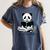 Panda Reading Chapter Books Women's Comfort Colors T-Shirt Moss Panda Reading Chapter Books Women's Comfort Colors T-Shirt Moss