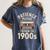 Patience Please I'm From The 1900s Cassette Women's Comfort Colors T-Shirt Moss