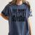 Too Many People Outside Introvert Introverted Shy Shyness Women's Comfort Colors T-Shirt Moss