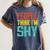 People Think I'm Shy I Introvert Women's Comfort Colors T-Shirt Moss