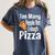 Pizza Lover Saying Introvert Anti Social Humor Foodie Women's Comfort Colors T-Shirt Moss