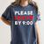 Please Leave By 9 Introvert Party Anti-Social Birthday Women's Comfort Colors T-Shirt Moss