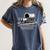 Please Be Patient With Me I'm From The 1900s Oxen And Wagon Women's Comfort Colors T-Shirt Moss