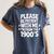 Please Be Patient With Me I'm From The 1900s Retro Age Women's Comfort Colors T-Shirt Moss