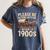 Please Be Patient With Me I'm From The 1900s Retro Humor Women's Comfort Colors T-Shirt Moss