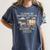 Please Be Patient I'm From The 1900s Retro Pixel Horse Wagon Women's Comfort Colors T-Shirt Moss